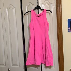 TOTAL GIRL Pink Bow Skater Sun Dress